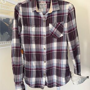 Burton Women’s Grace Plaid Flannel Shirt XS